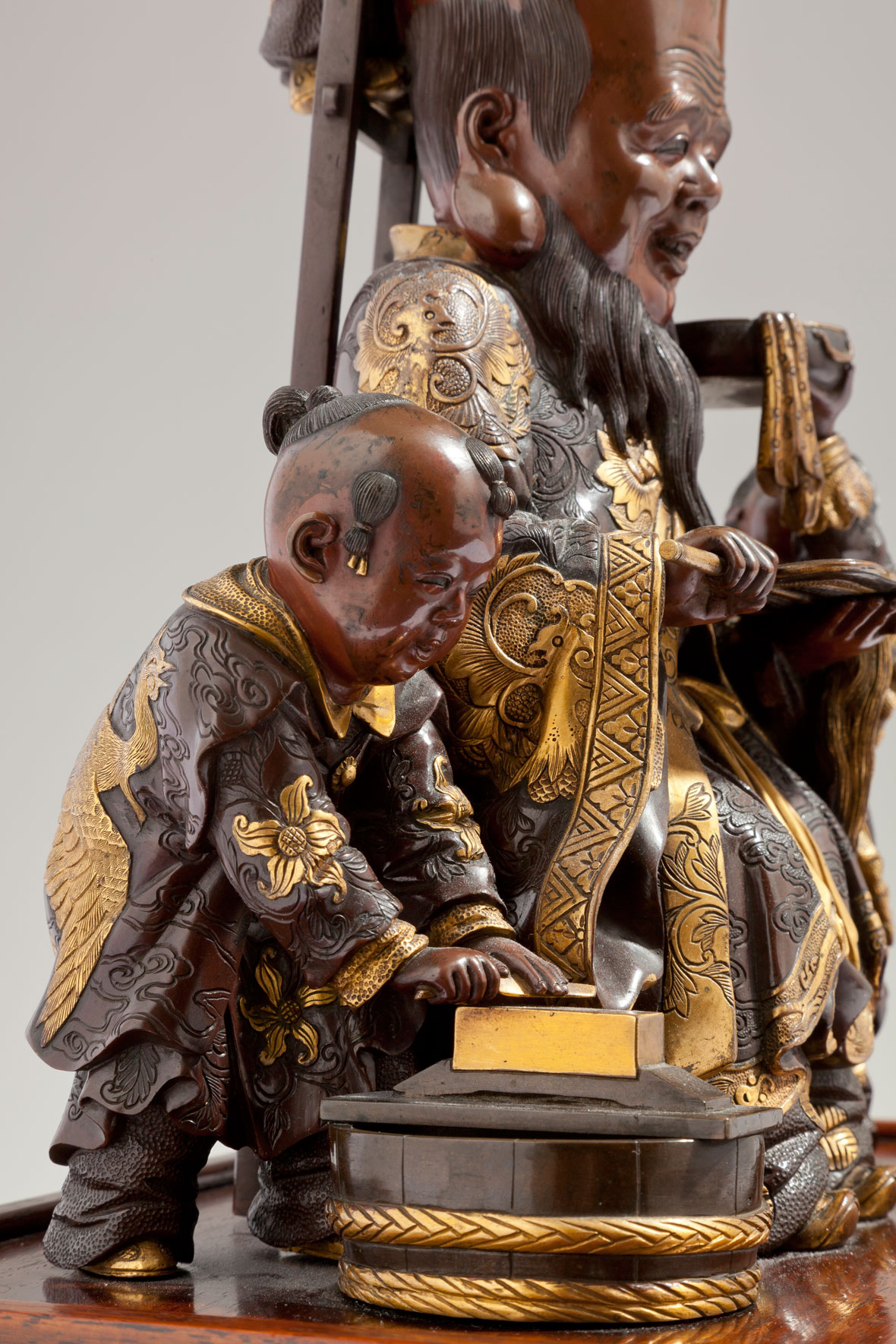 Bronze Miyao Man with Long Head